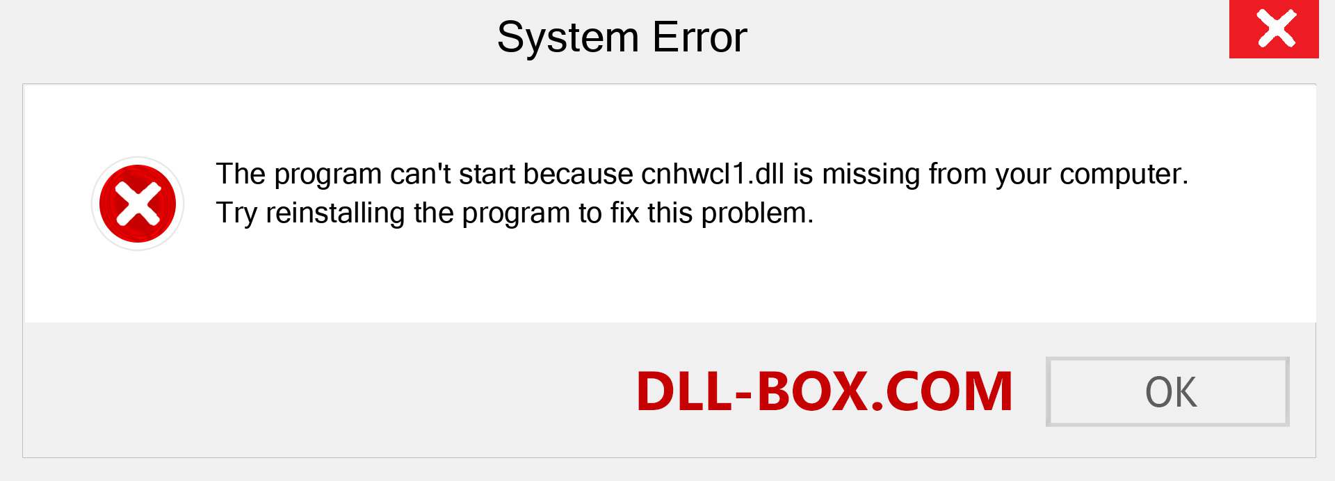  cnhwcl1.dll file is missing?. Download for Windows 7, 8, 10 - Fix  cnhwcl1 dll Missing Error on Windows, photos, images